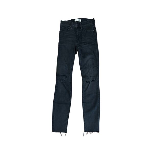 Madewell 9" Mid-Rise Skinny Jeans in Black Sea - Picture 5 of 8